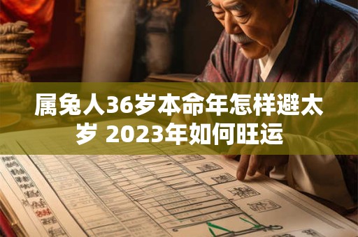 属兔人36岁本命年怎样避太岁 2023年如何旺运