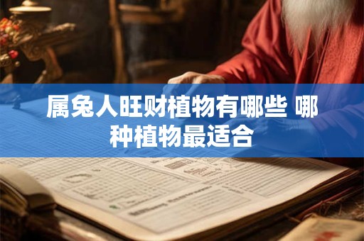 属兔人旺财植物有哪些 哪种植物最适合