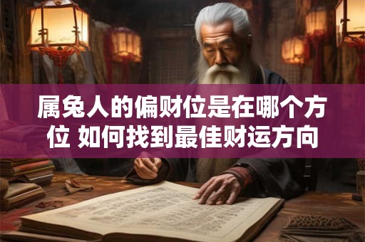 属兔人的偏财位是在哪个方位 如何找到最佳财运方向