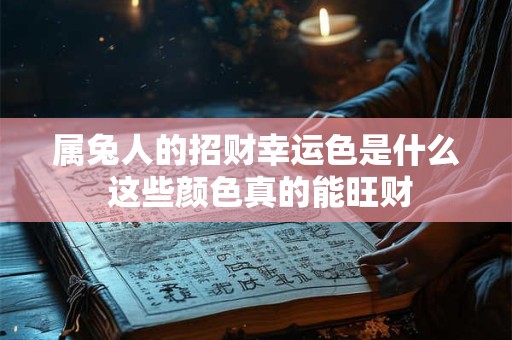 属兔人的招财幸运色是什么 这些颜色真的能旺财