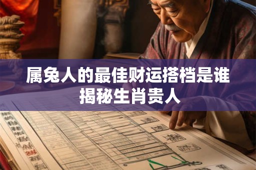 属兔人的最佳财运搭档是谁 揭秘生肖贵人