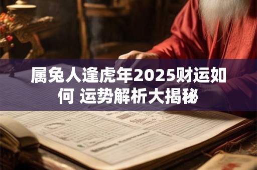 属兔人逢兔年命运如何 黑兔年是否带来特殊挑战