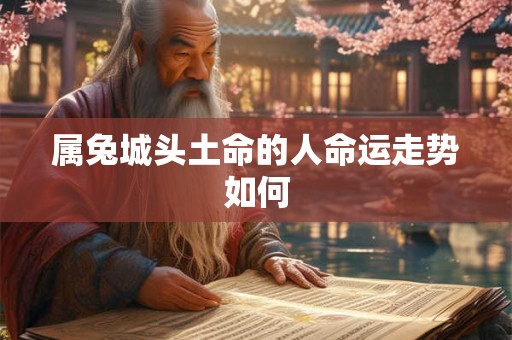 属兔城头土命的人命运走势如何