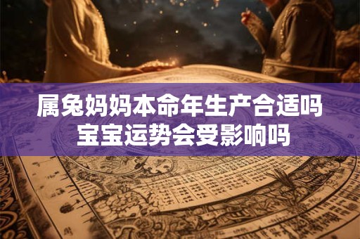 属兔妈妈本命年生产合适吗 宝宝运势会受影响吗
