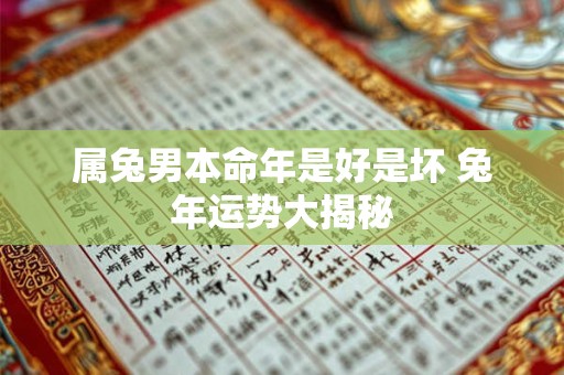 属兔男本命年是好是坏 兔年运势大揭秘