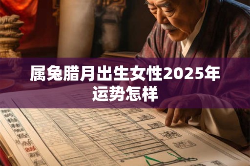 属兔腊月出生女性2025年运势怎样