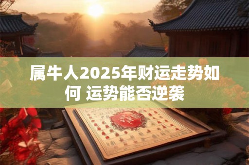 属牛人2025年财运走势如何 运势能否逆袭
