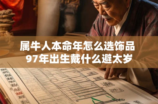 属牛人本命年怎么选饰品 97年出生戴什么避太岁