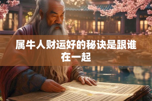 详细阅读:属牛人财运好的秘诀是跟谁在一起 属牛人财运好的秘诀是跟谁在一起