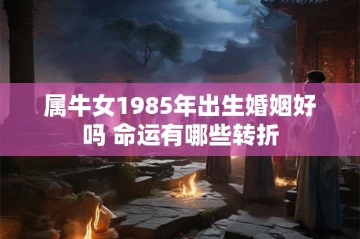 属牛女1985年出生婚姻好吗 命运有哪些转折