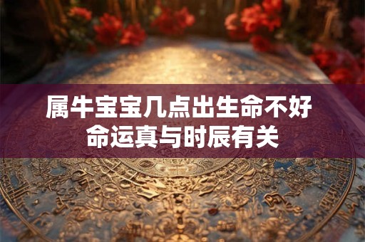 属牛宝宝几点出生命不好 命运真与时辰有关