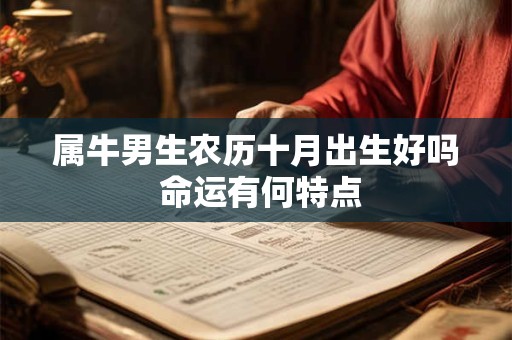 属牛男生农历十月出生好吗 命运有何特点