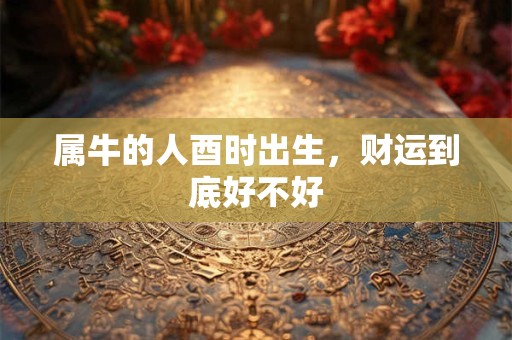 属牛的人啥时候发大财 财运爆发期在何时