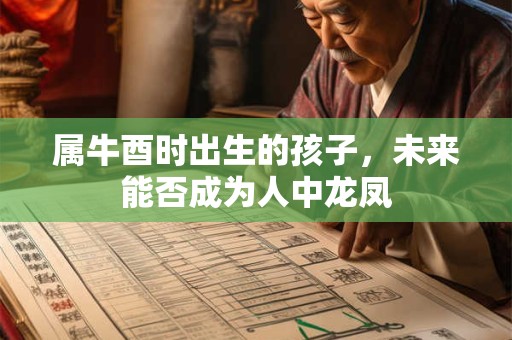 属牛酉时出生的孩子，未来能否成为人中龙凤
