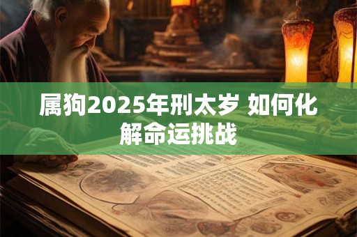 属狗2025年刑太岁 如何化解命运挑战
