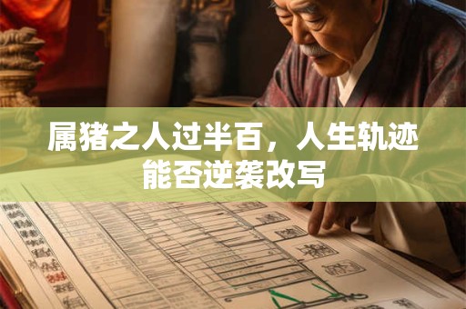 属猪之人过半百,人生轨迹能否逆袭改写 属猪之人过半百,人生轨迹能否逆袭改写