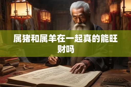 属猪和属羊在一起真的能旺财吗