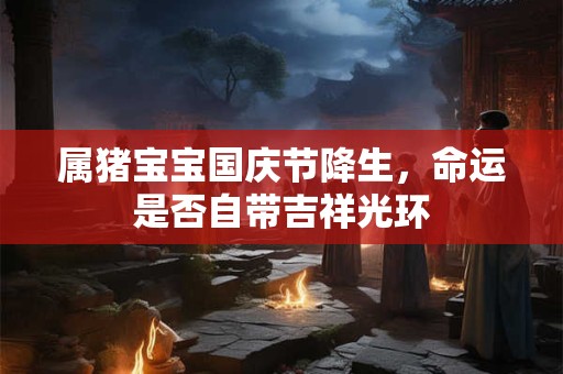属猪宝宝国庆节降生，命运是否自带吉祥光环