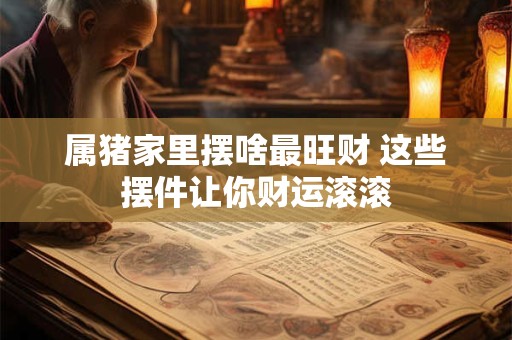 属猪家里摆啥最旺财 这些摆件让你财运滚滚