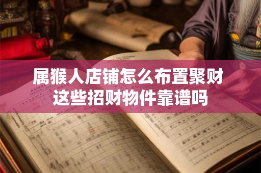 详细阅读:属猴人店铺怎么布置聚财 这些招财物件靠谱吗 属猴人店铺怎么布置聚财 这些招财物件靠谱吗