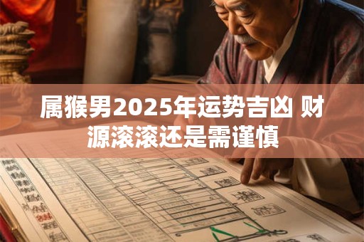 属猴男2025年运势吉凶 财源滚滚还是需谨慎