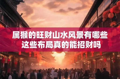 属猴的旺财山水风景有哪些 这些布局真的能招财吗