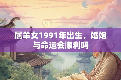 属羊女1991年出生，婚姻与命运会顺利吗