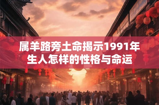 详细阅读:属羊路旁土命揭示1991年生人怎样的性格与命运 属羊路旁土命揭示1991年生人怎样的性格与命运