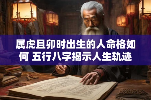 详细阅读:属虎且卯时出生的人命格如何 五行八字揭示人生轨迹 属虎且卯时出生的人命格如何 五行八字揭示人生轨迹