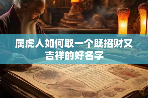 属虎人如何取一个既招财又吉祥的好名字