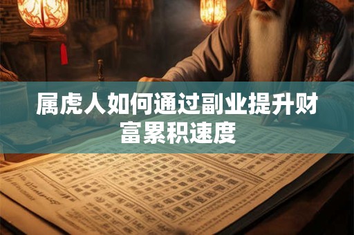 属虎人如何通过副业提升财富累积速度
