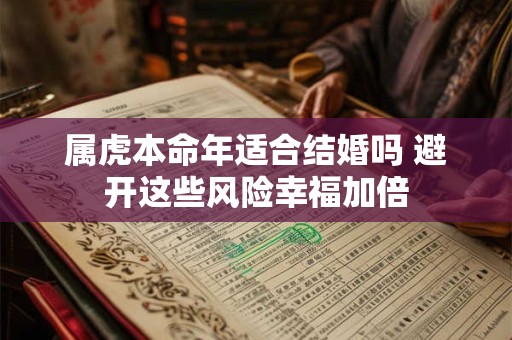 属虎本命年适合结婚吗 避开这些风险幸福加倍