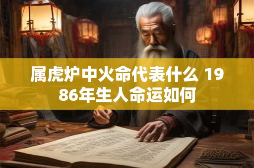 属虎炉中火命选哪个月出生能逢凶化吉