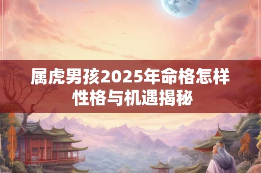 属虎男孩2025年命格怎样 性格与机遇揭秘