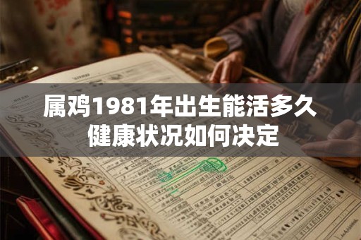 属鸡1969年出生，寿命预期如何 影响因素有哪些