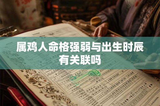 详细阅读:属鸡人命格强弱与出生时辰有关联吗 属鸡人命格强弱与出生时辰有关联吗