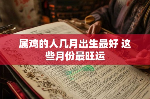属鸡的人几月出生最好 这些月份最旺运