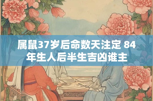 属鼠37岁后命数天注定 84年生人后半生吉凶谁主