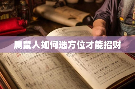 属鼠人如何选方位才能招财