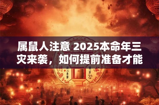 属鼠人注意 2025本命年三灾来袭，如何提前准备才能趋吉避凶
