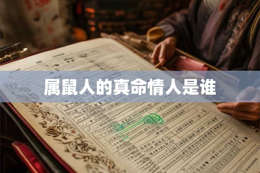 属鼠人的真命情人是谁
