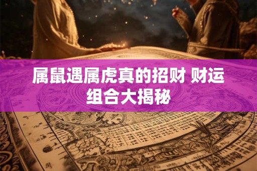 属鼠遇属虎真的招财 财运组合大揭秘
