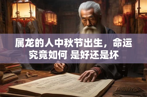 属龙的人中秋节出生，命运究竟如何 是好还是坏