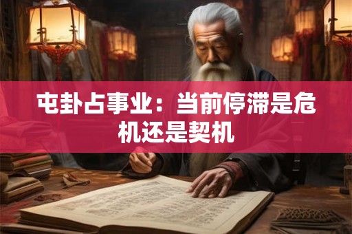 屯卦占事业：当前停滞是危机还是契机