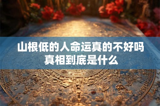 山根横纹影响男人运势 这是面相学的关键吗