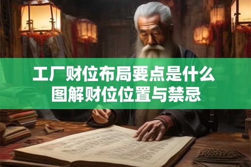 工厂财位布局要点是什么 图解财位位置与禁忌