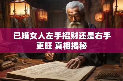 已婚女人左手招财还是右手更旺 真相揭秘