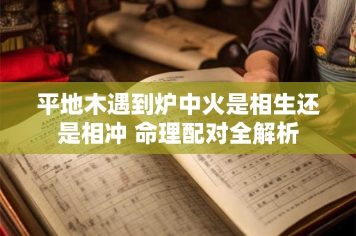 平地木遇到炉中火是相生还是相冲 命理配对全解析