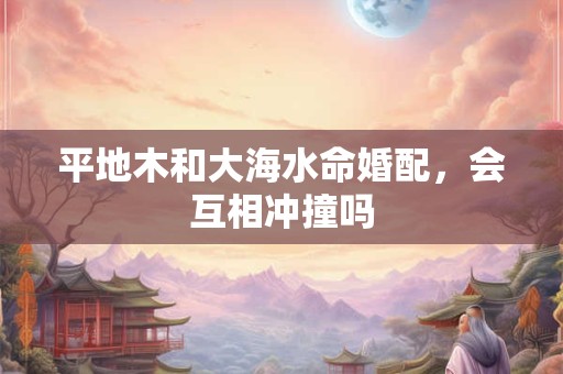 平地木和大海水命婚配，会互相冲撞吗
