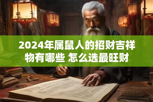 2024年属鼠人的招财吉祥物有哪些 怎么选最旺财